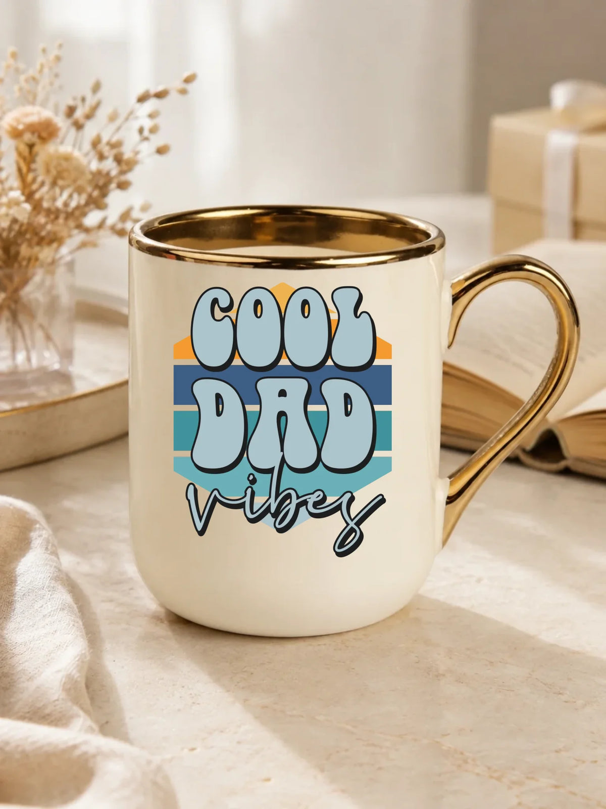 Cool Dad Vibes | Kubek elegant z nadrukiem DT56