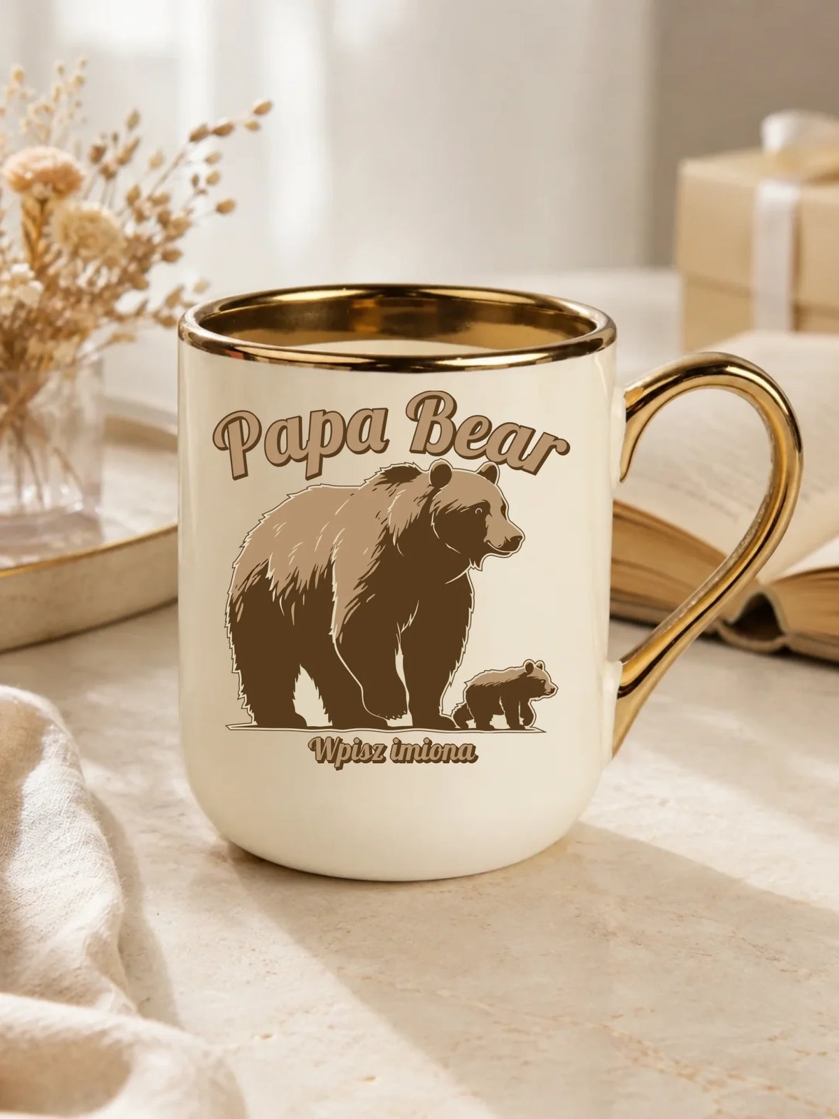 Papa Bear imiona | Kubek elegant dla taty DT50