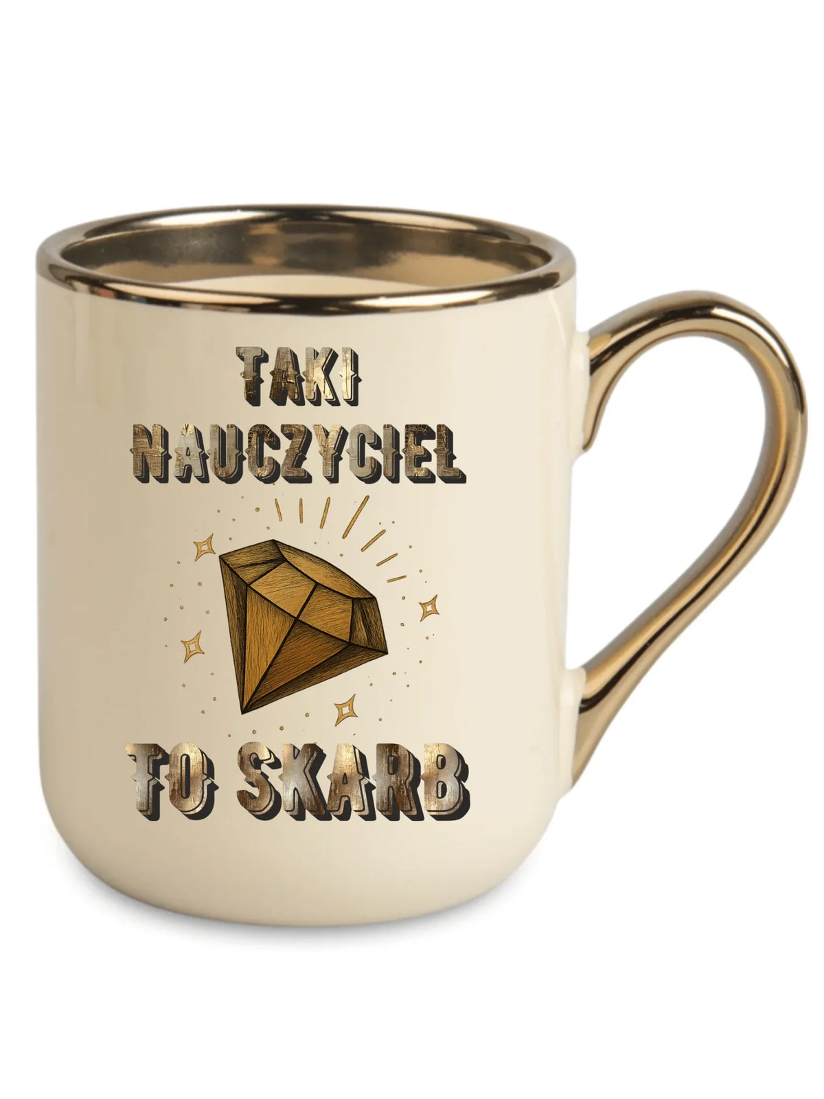 Taki nauczyciel to skarb | Kubek elegant dla nauczyciela N85