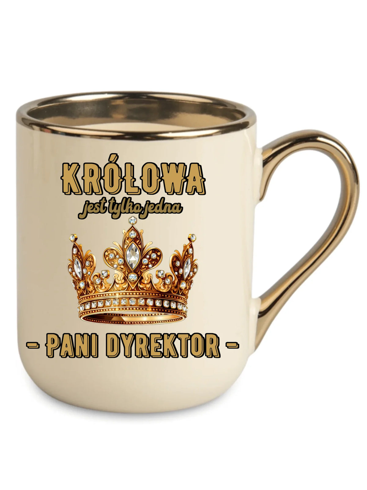 Królowa jest tylko jedna | Kubek elegant prezent dla dyrektorki szkoły N78