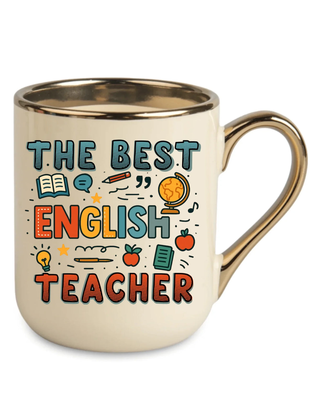 The best english teacher | Kubek elegant dla nauczyciela angielskiego N53