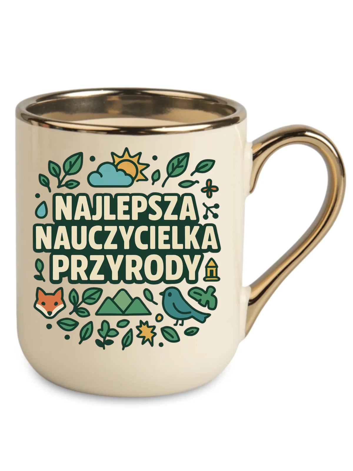 Najlepsza nauczycielka przyrody | Kubek elegant na prezent N64