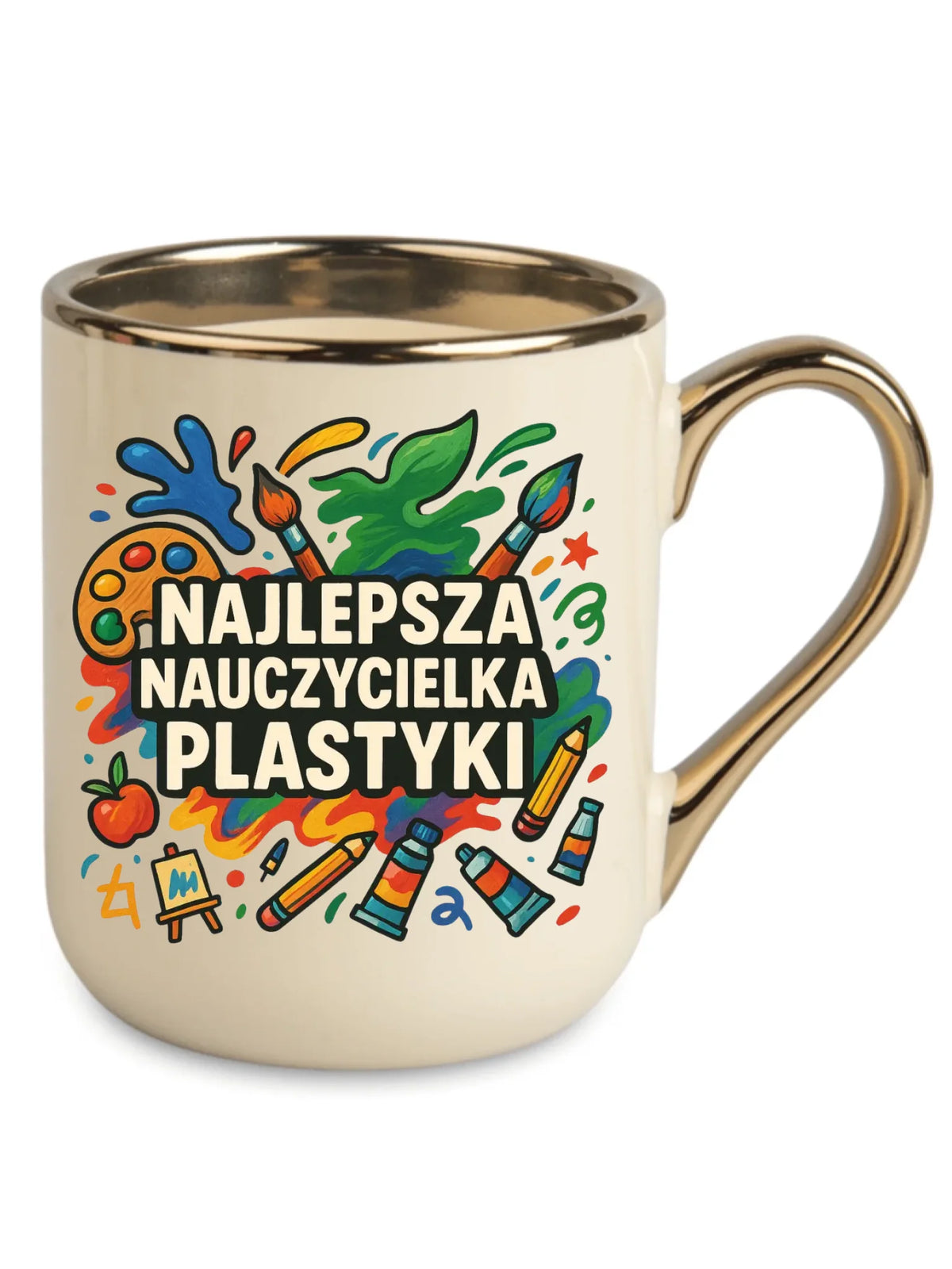 Najlepsza nauczycielka plastyki | Kubek elegant prezent dla nauczycielki N49