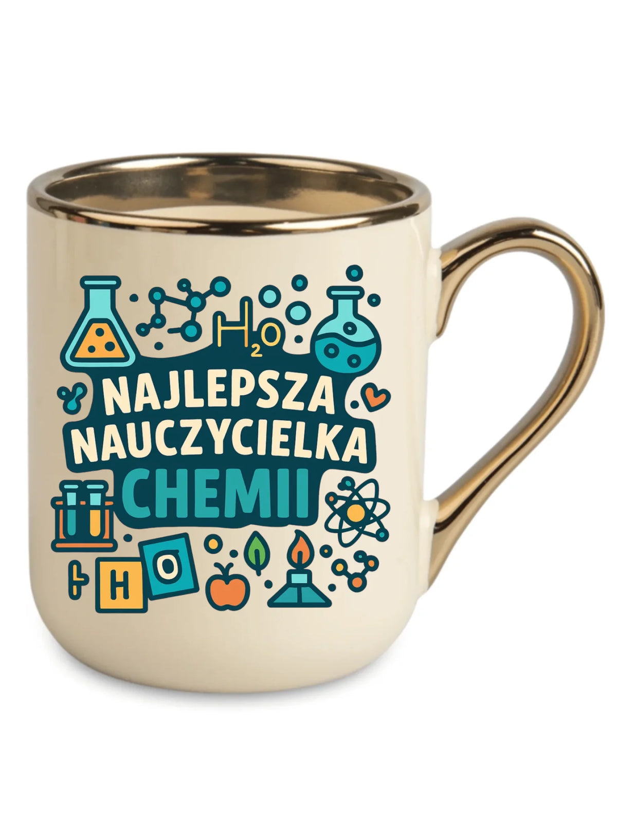 Najlepsza nauczycielka chemii | Kubek elegant prezent dla nauczycielki N44