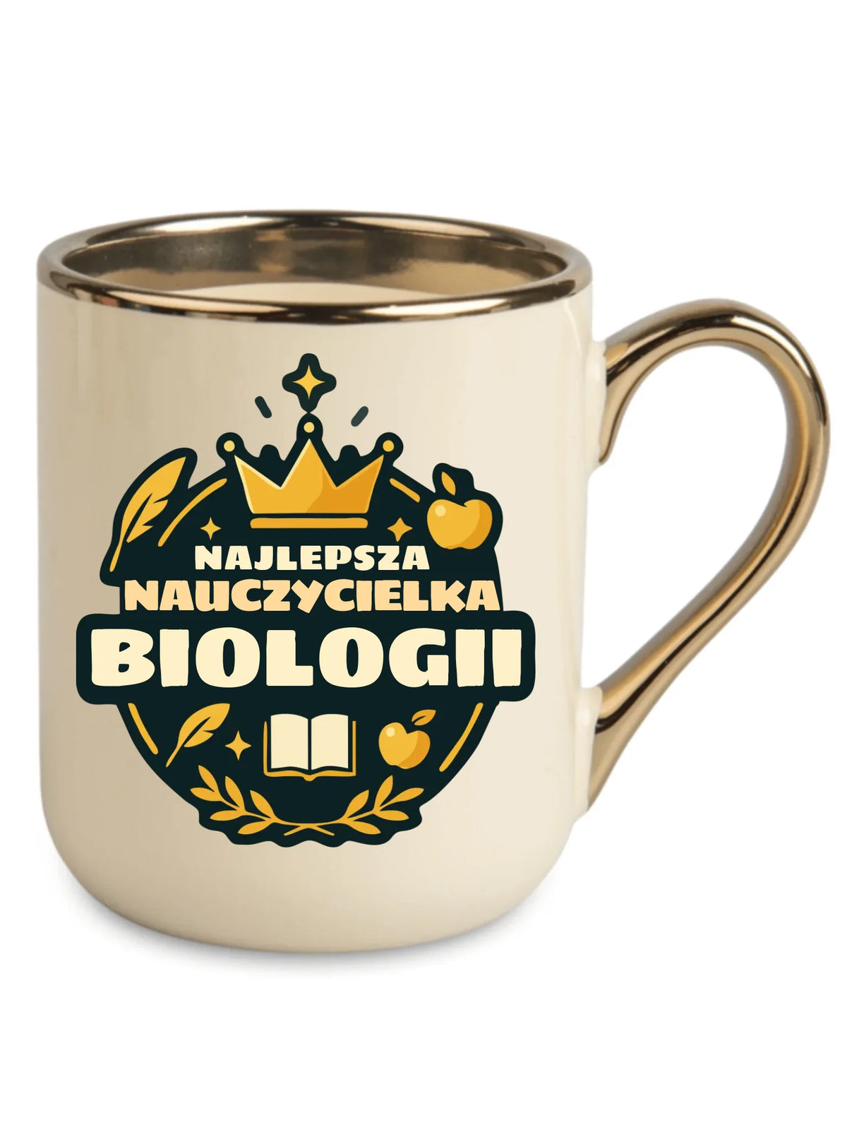 Najlepsza nauczycielka biologii | Kubek elegant prezent dla nauczycielki N39