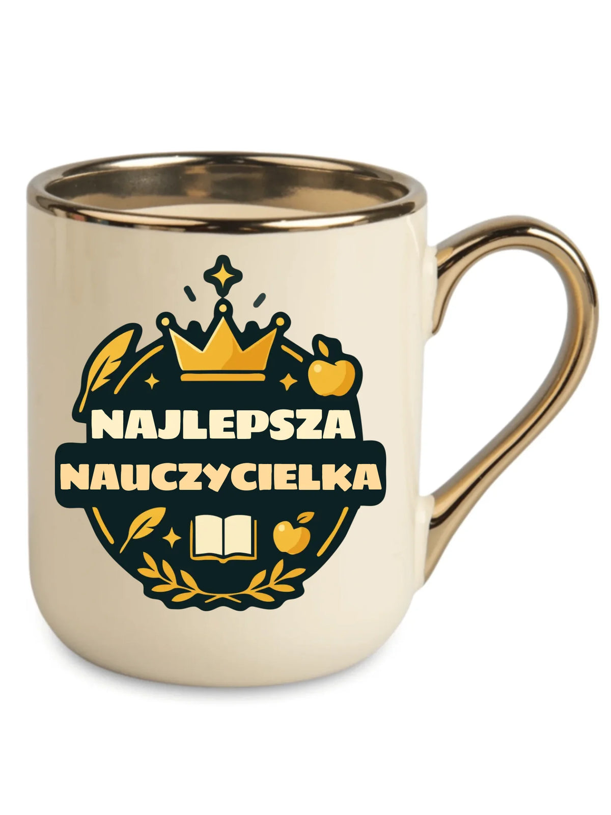 Najlepsza nauczycielka | Kubek elegant prezent dla nauczycielki N38