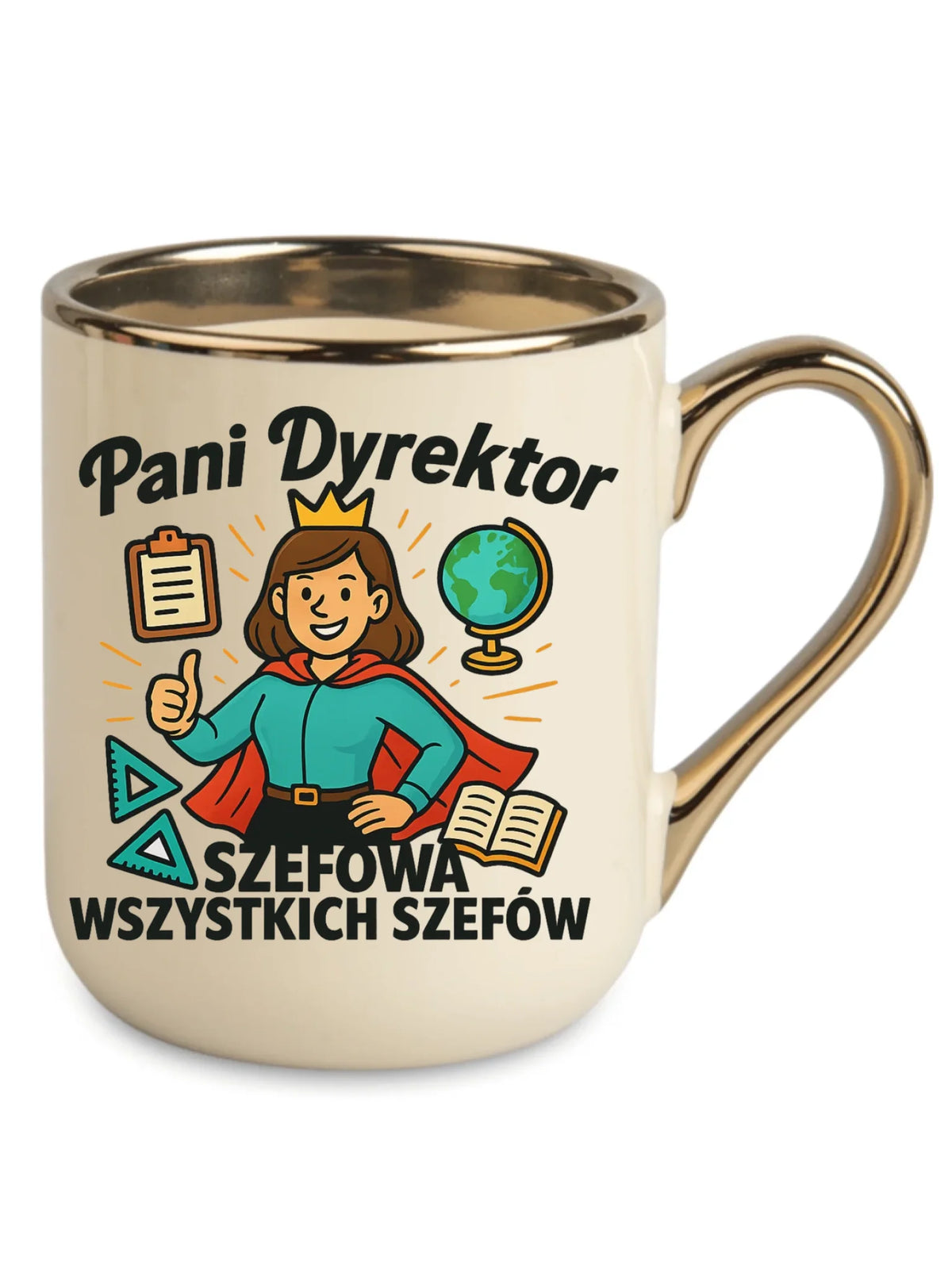 Szefowa wszystkich szefów | Kubek elegant dla Pani Dyrektor Szkoły N29