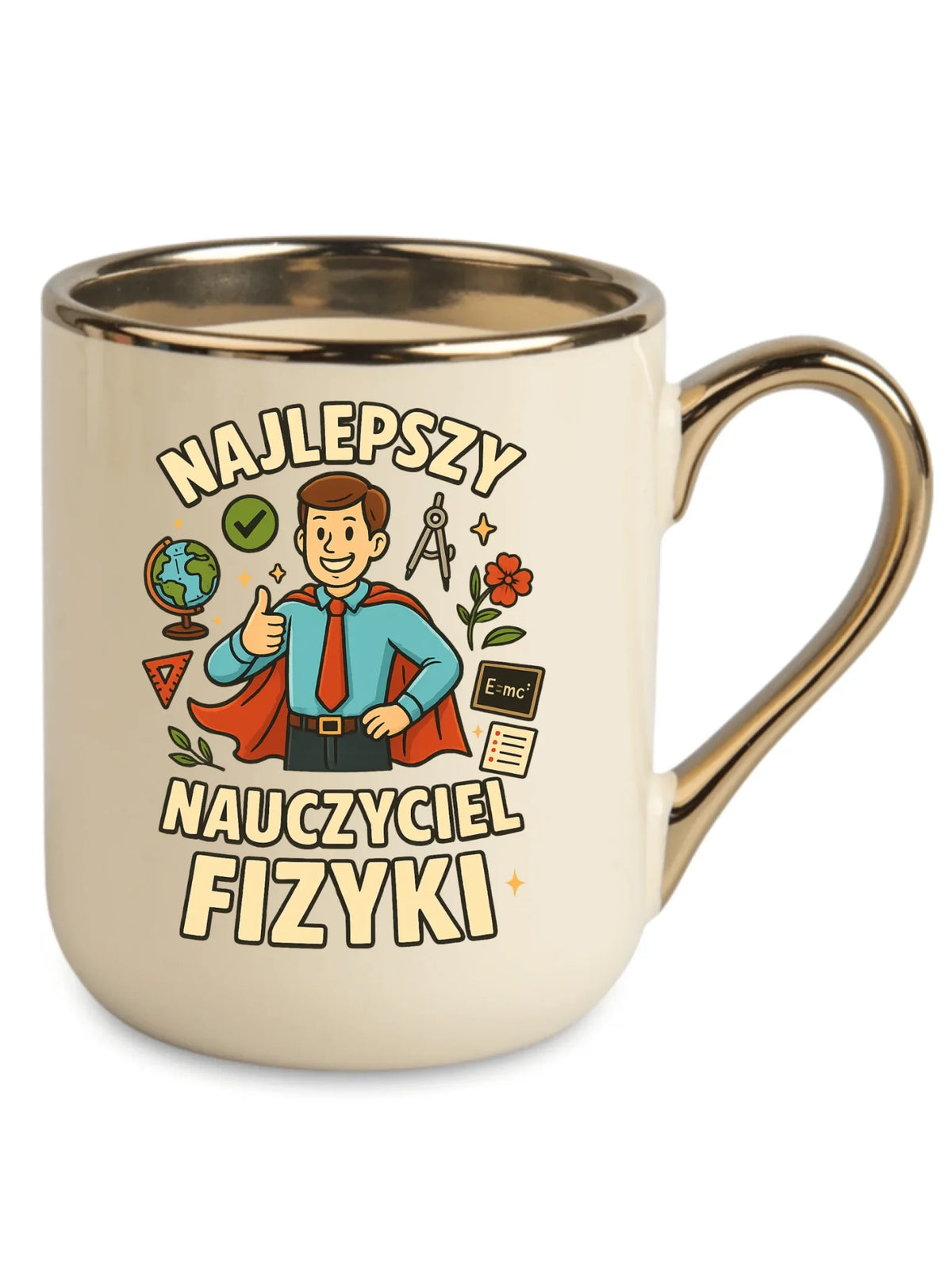 Najlepszy nauczyciel fizyki | Kubek elegant na prezent N22