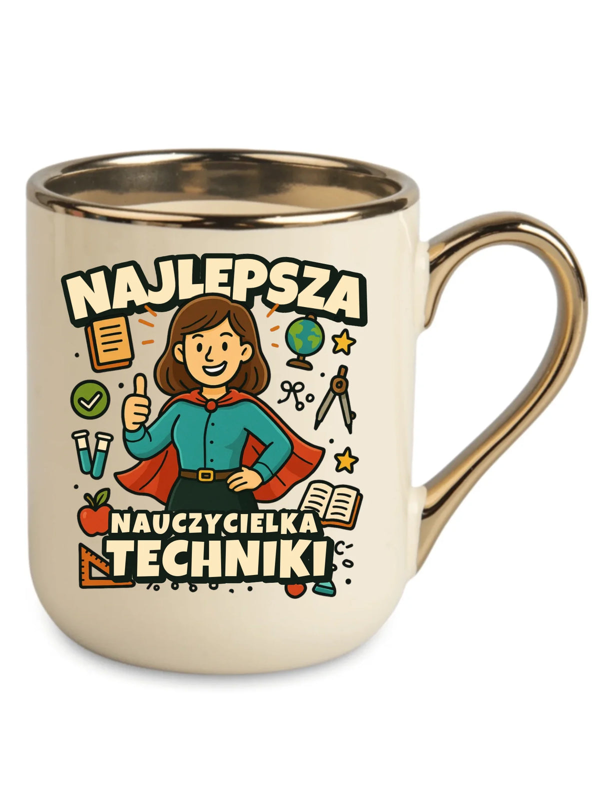Najlepsza nauczycielka techniki | Kubek elegant na prezent N76