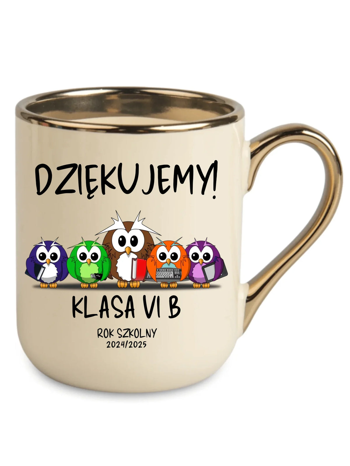 Dziękujemy | Kubek elegant z podziękowaniem dla nauczyciela na prezent N04