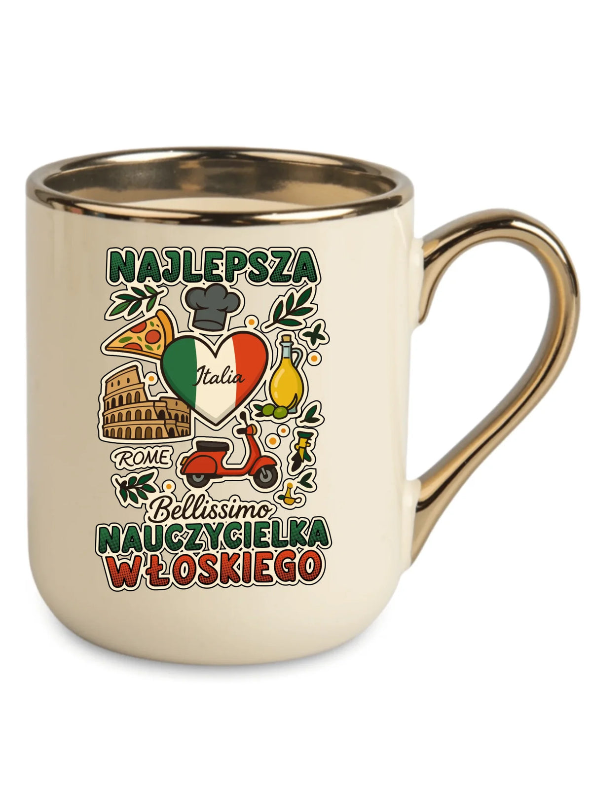 Nauczycielka języka włoskiego | Kubek elegant na prezent N56
