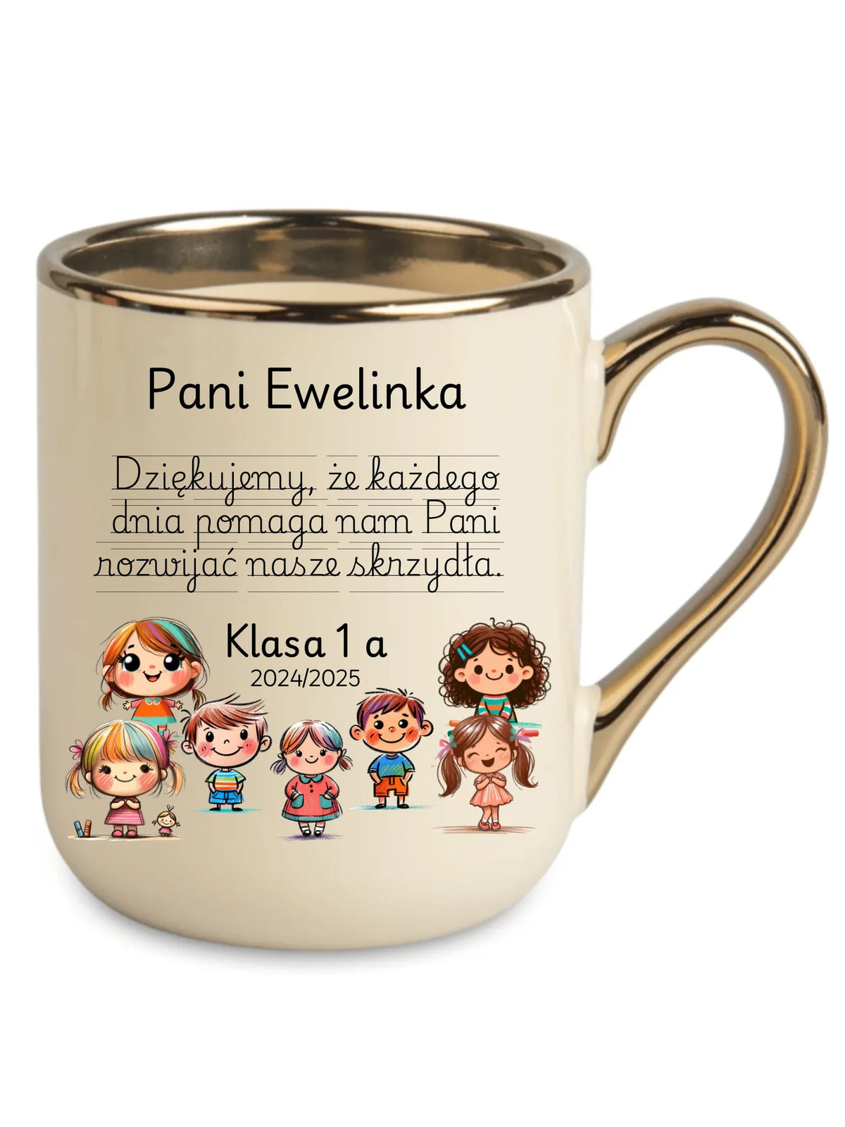 Podziękowanie od uczniów | Kubek elegant prezent dla nauczyciela N09