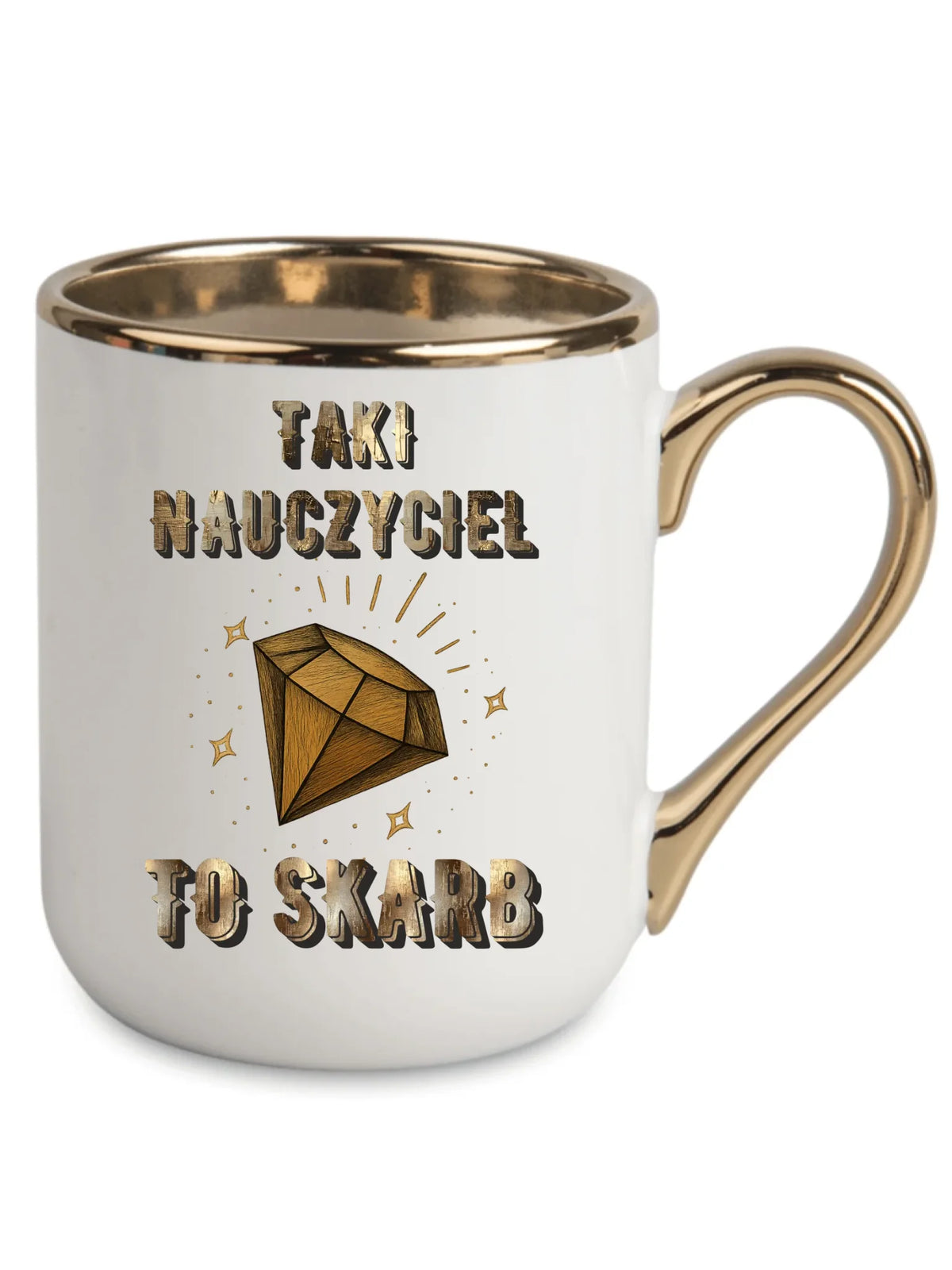 Taki nauczyciel to skarb | Kubek elegant dla nauczyciela N85