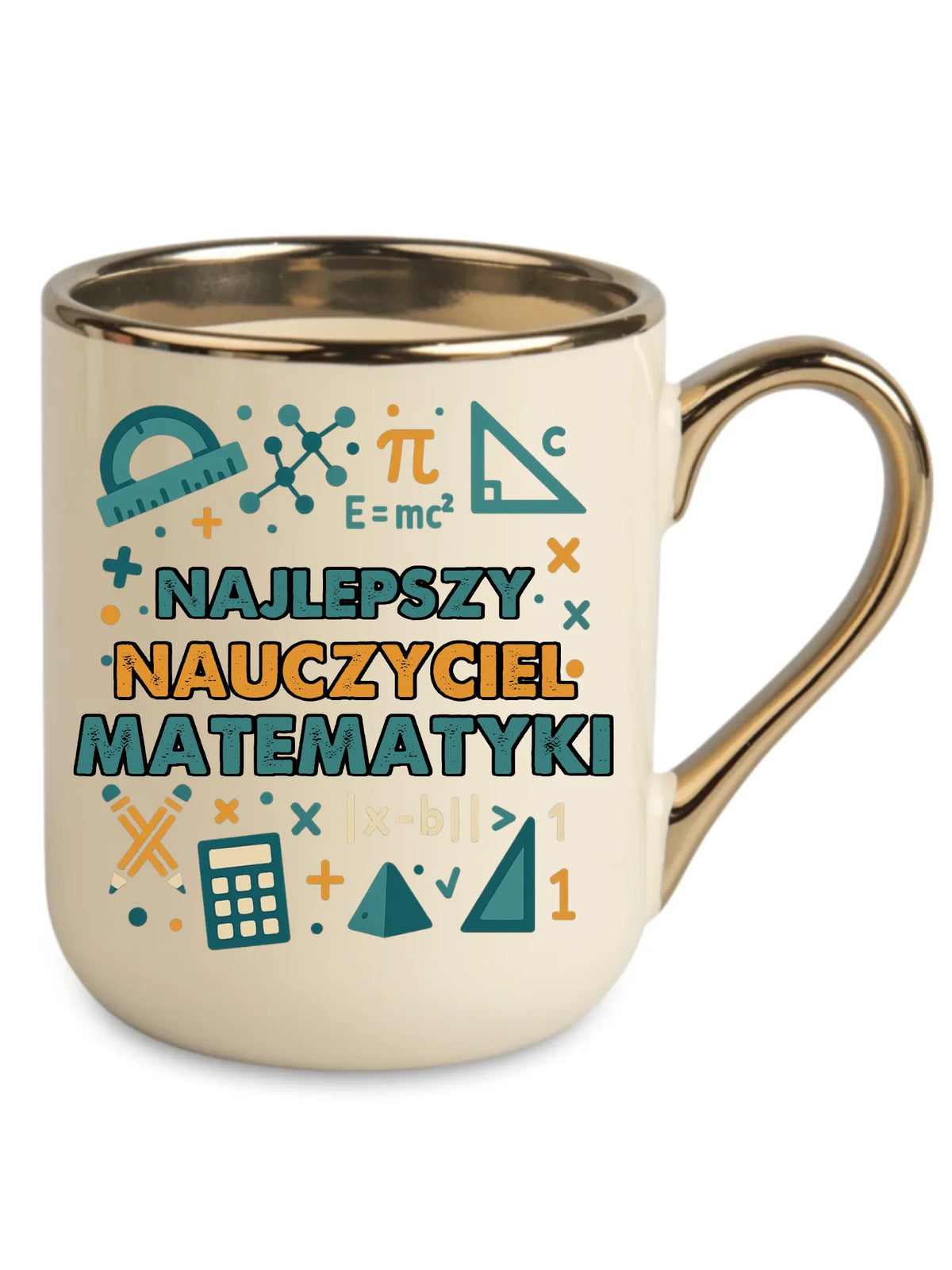 Najlepszy nauczyciel matematyki | Kubek elegant prezent dla nauczyciela N74