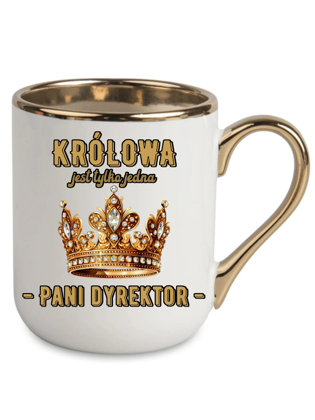 Królowa jest tylko jedna | Kubek elegant prezent dla dyrektorki szkoły N78