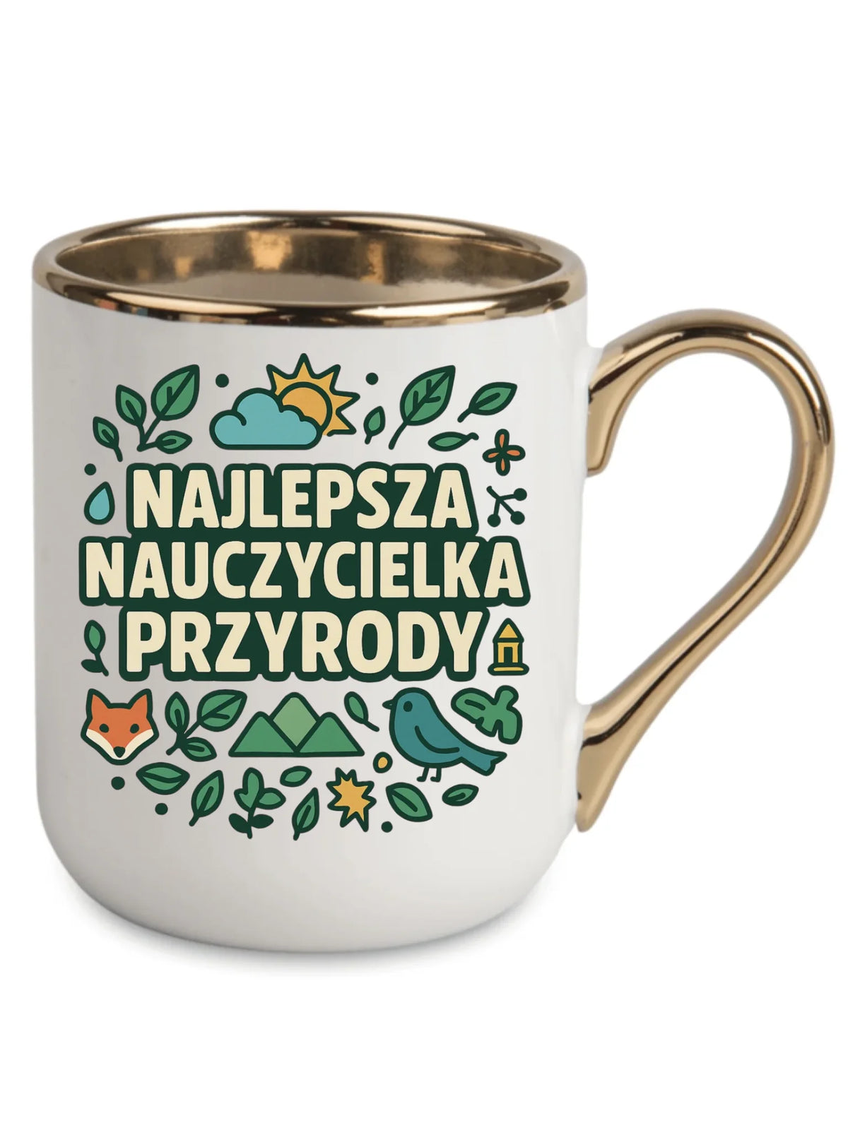 Najlepsza nauczycielka przyrody | Kubek elegant na prezent N64