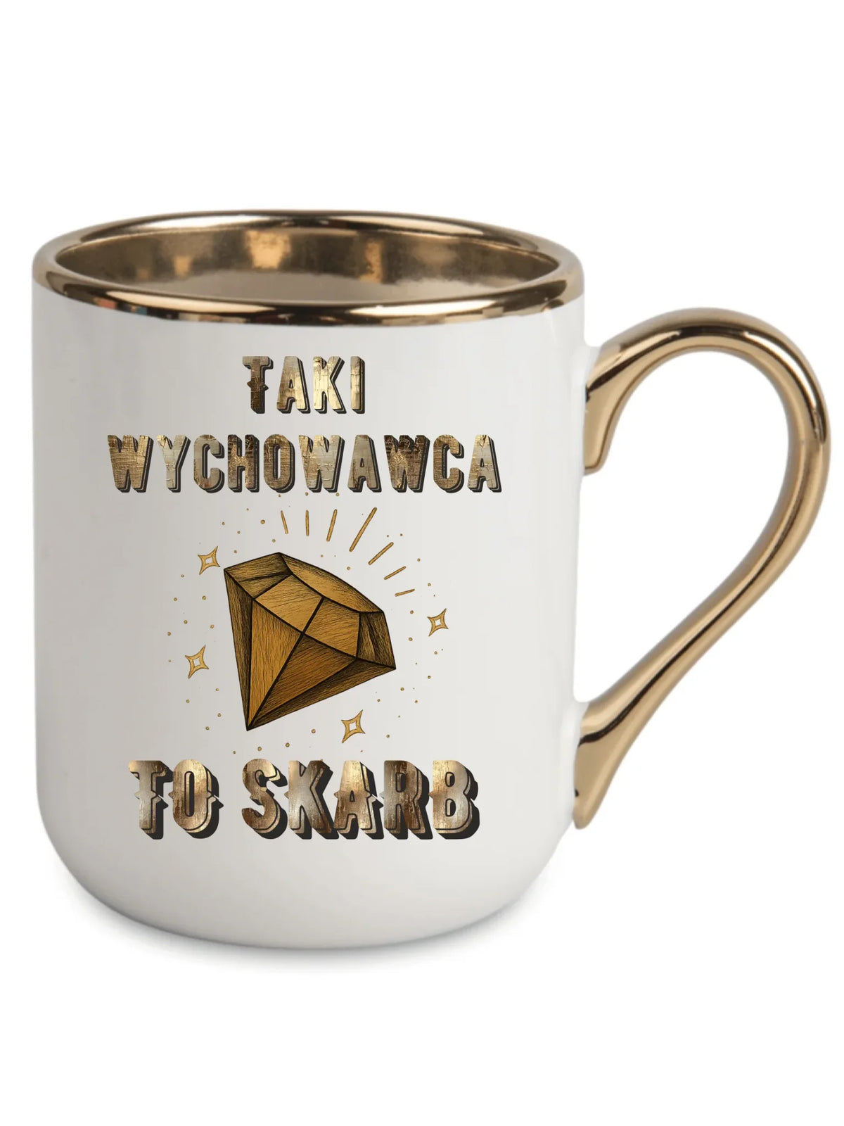 Taki wychowawca to skarb | Kubek elegant dla wychowawcy N86
