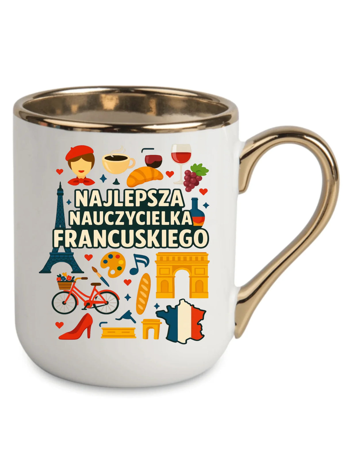 Nauczycielka języka francuskiego | Kubek elegant na prezent N58