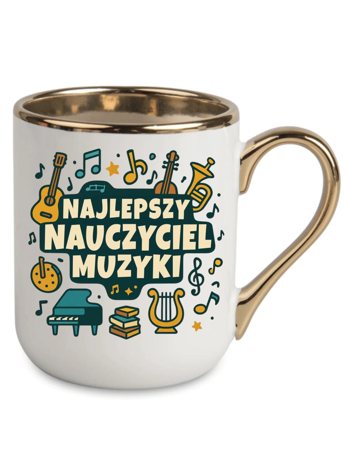 Najlepszy nauczyciel muzyki | Kubek elegant prezent dla nauczyciela N52