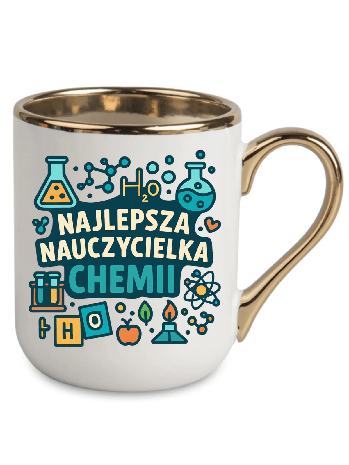 Najlepsza nauczycielka chemii | Kubek elegant prezent dla nauczycielki N44