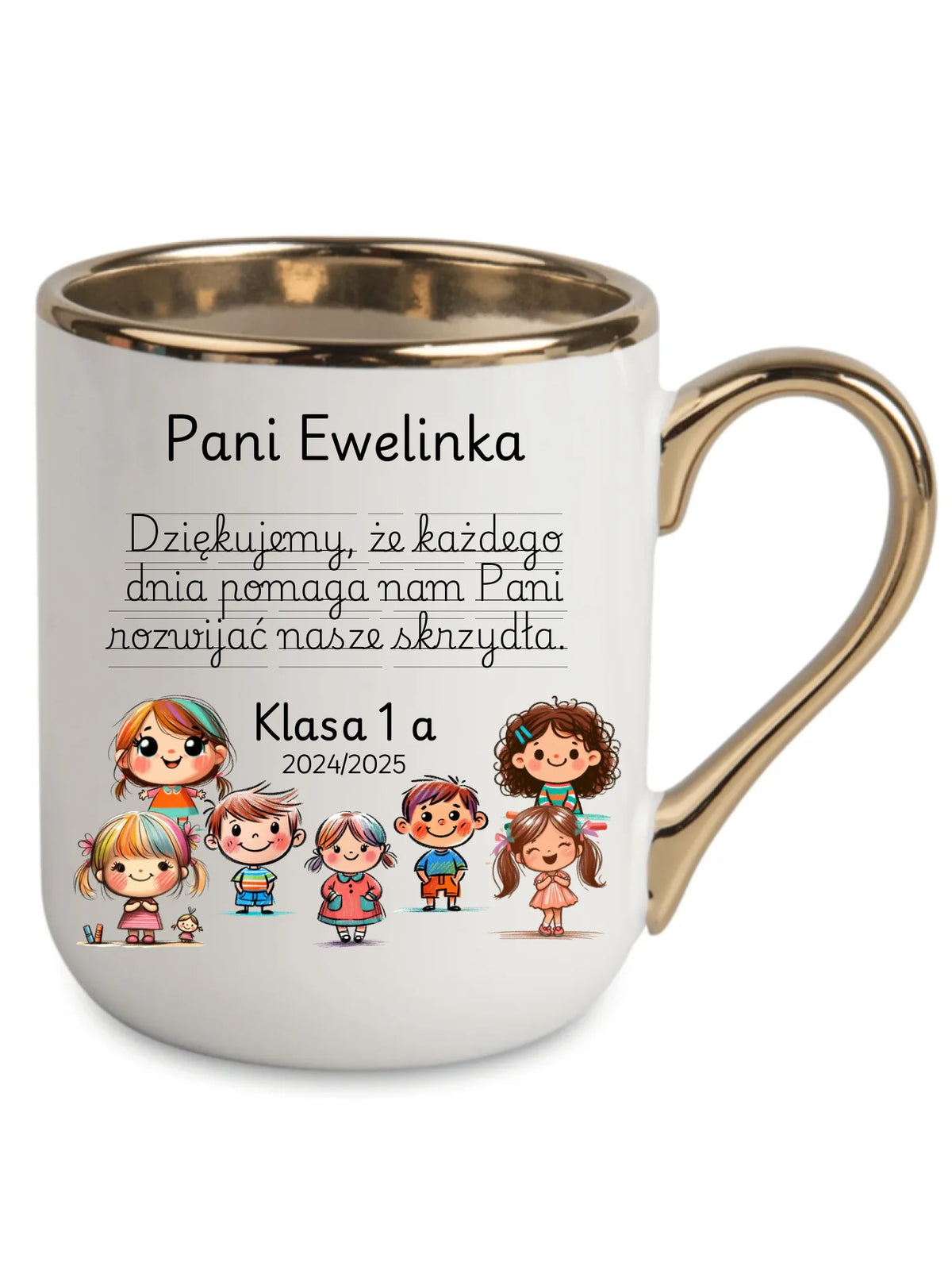 Podziękowanie od uczniów | Kubek elegant prezent dla nauczyciela N09