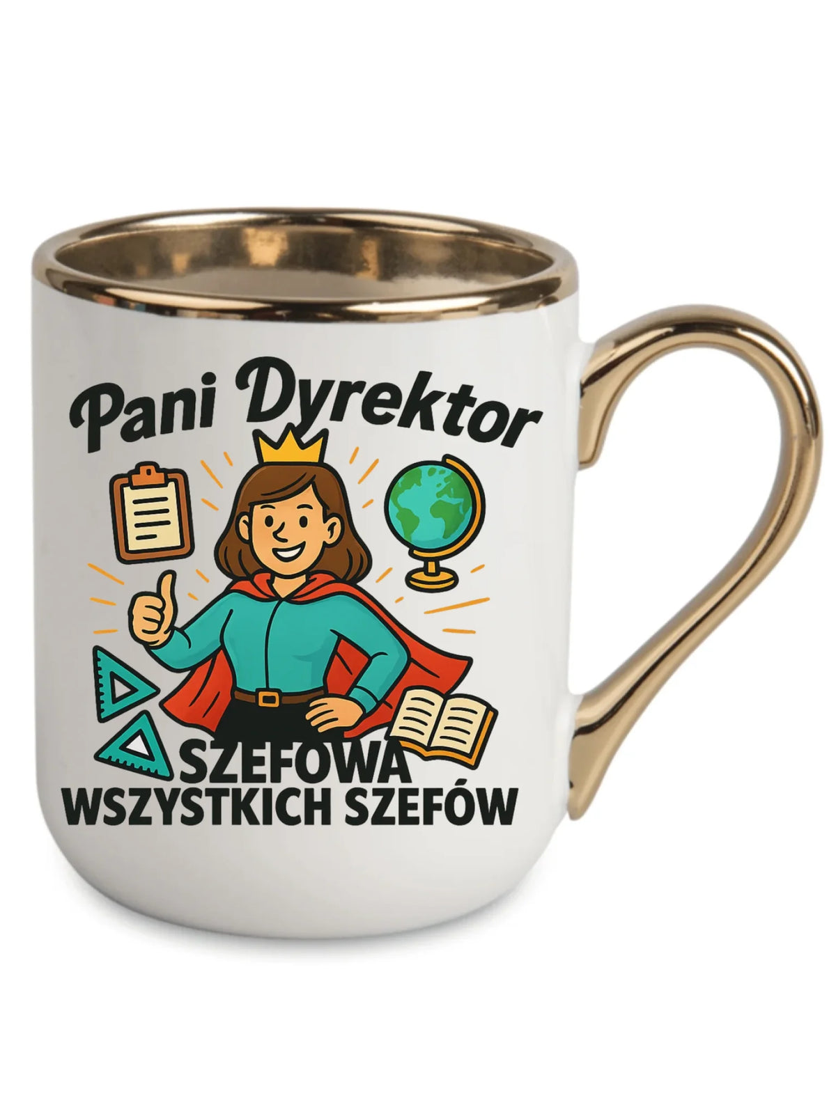 Szefowa wszystkich szefów | Kubek elegant dla Pani Dyrektor Szkoły N29