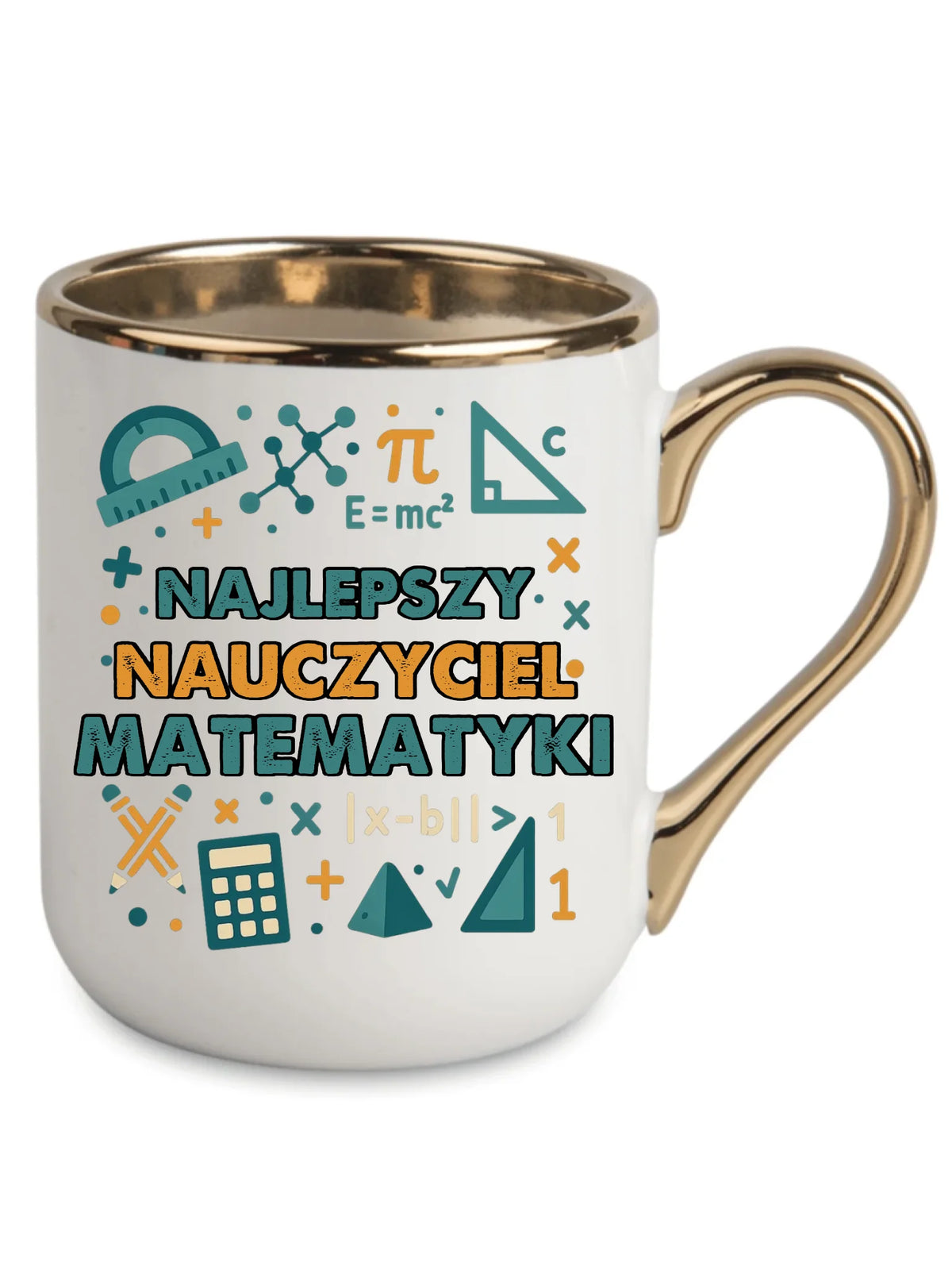 Najlepszy nauczyciel matematyki | Kubek elegant prezent dla nauczyciela N74