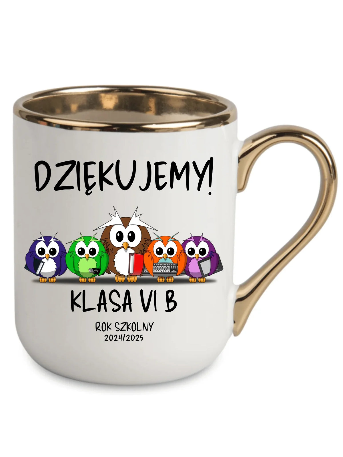 Dziękujemy | Kubek elegant z podziękowaniem dla nauczyciela na prezent N04