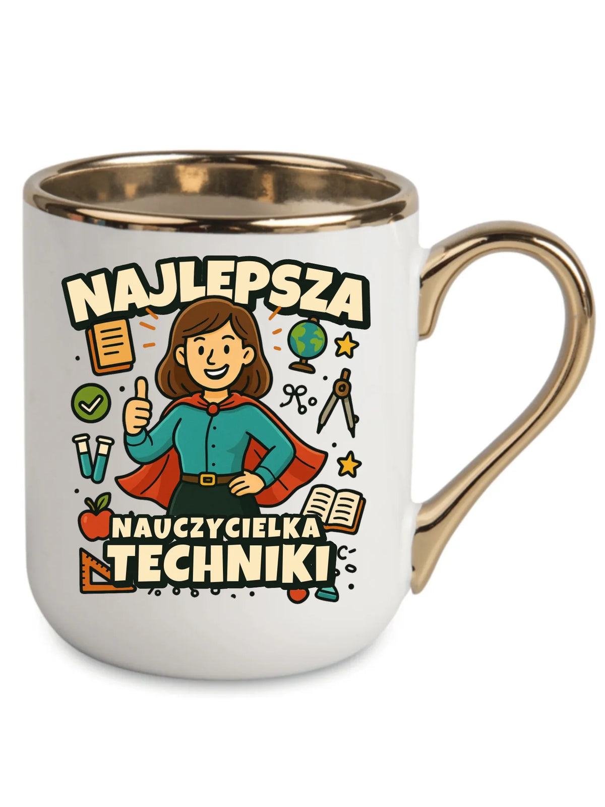 Najlepsza nauczycielka techniki | Kubek elegant na prezent N76