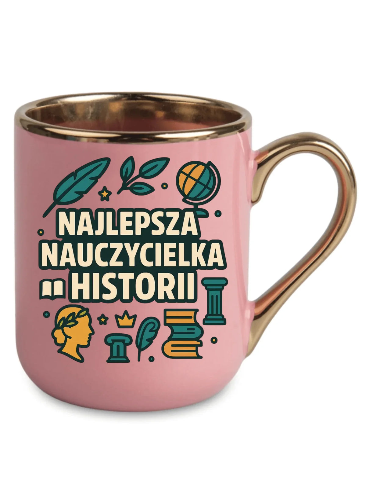 Najlepsza nauczycielka historii | Kubek elegant prezent dla nauczycielki N57