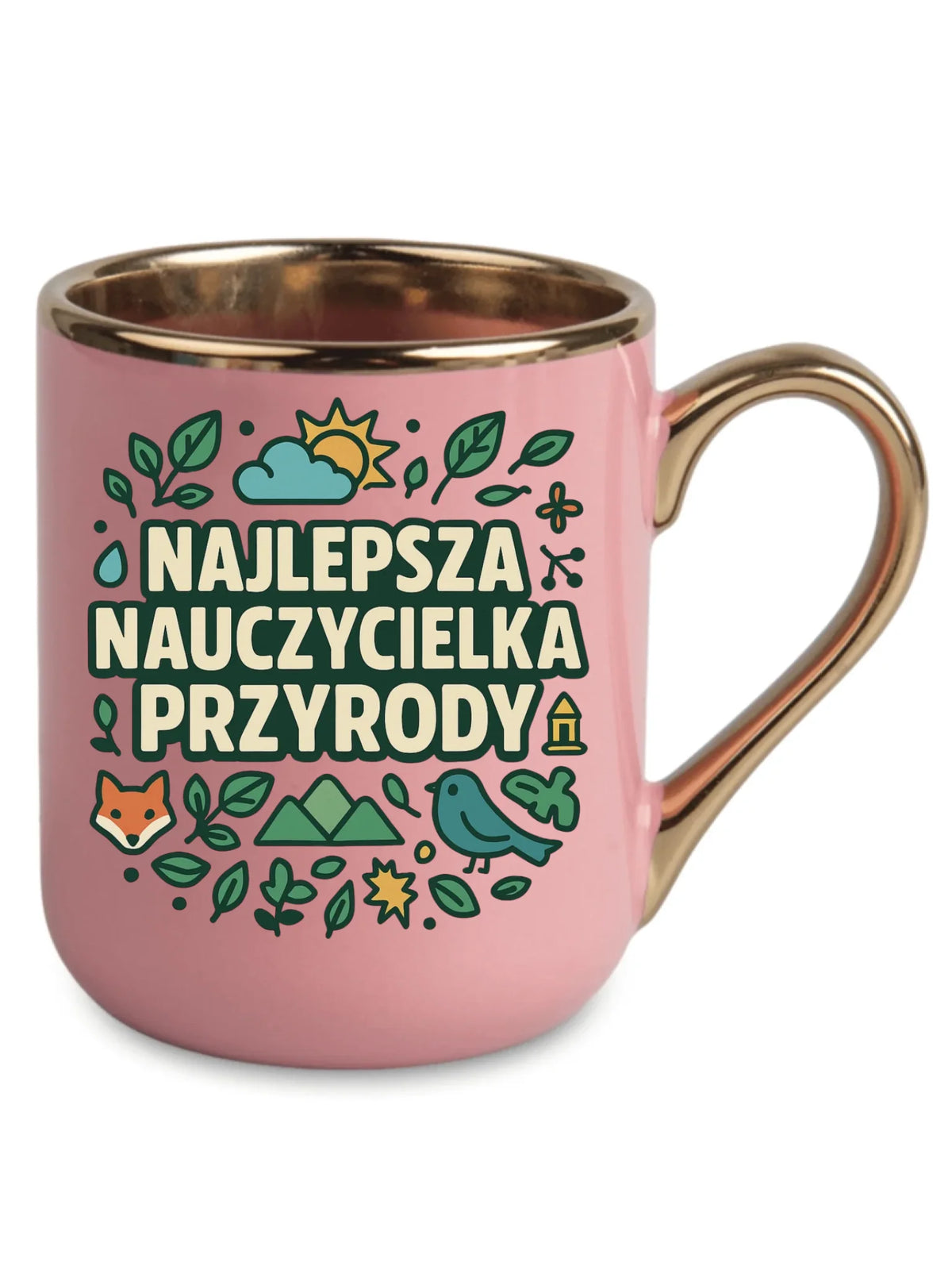 Najlepsza nauczycielka przyrody | Kubek elegant na prezent N64