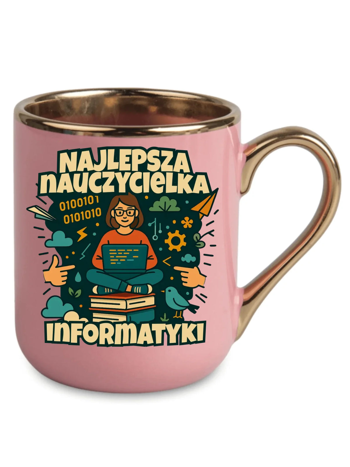 Najlepsza nauczycielka informatyki | Kubek elegant na prezent N51
