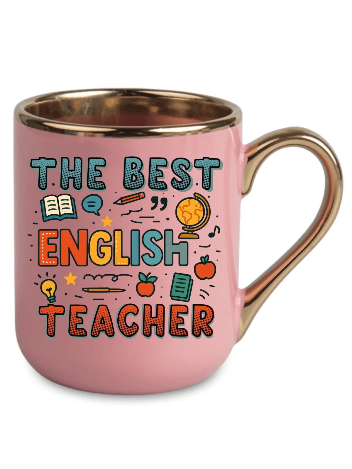 The best english teacher | Kubek elegant dla nauczyciela angielskiego N53