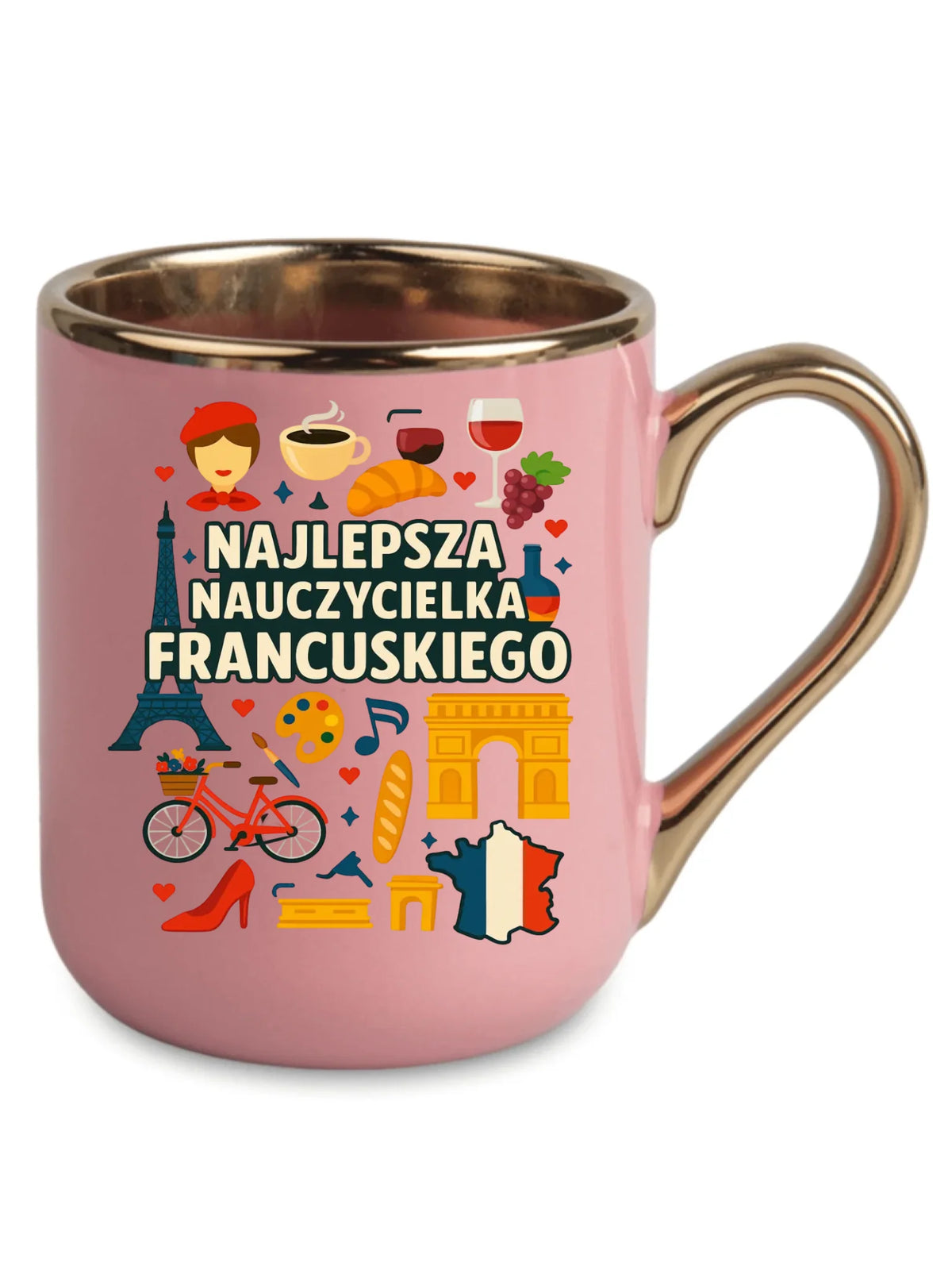 Nauczycielka języka francuskiego | Kubek elegant na prezent N58