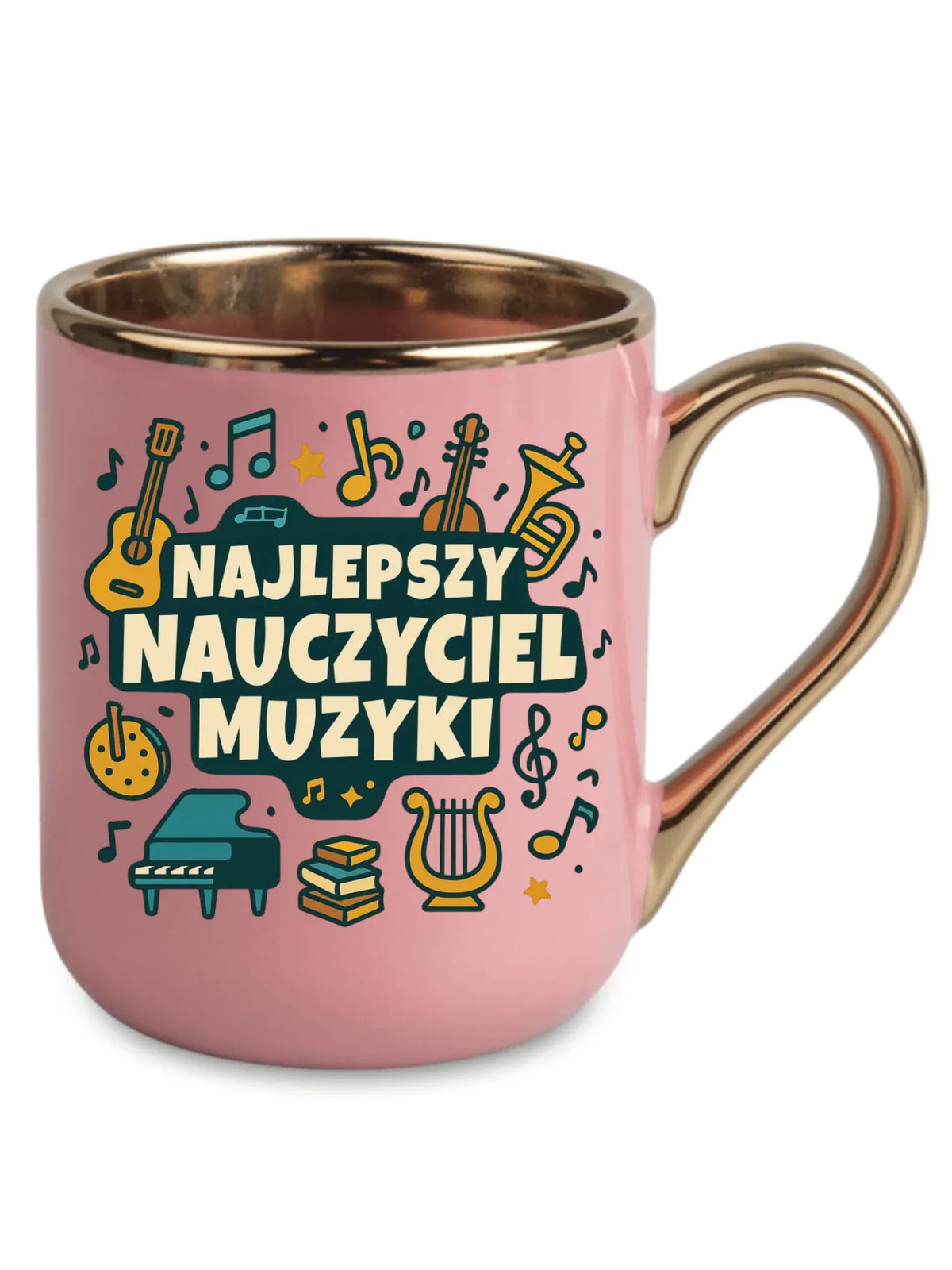 Najlepszy nauczyciel muzyki | Kubek elegant prezent dla nauczyciela N52