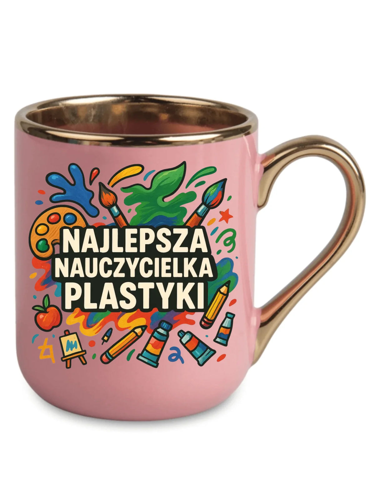 Najlepsza nauczycielka plastyki | Kubek elegant prezent dla nauczycielki N49