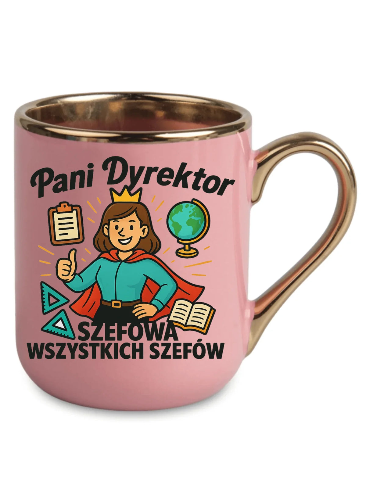 Szefowa wszystkich szefów | Kubek elegant dla Pani Dyrektor Szkoły N29