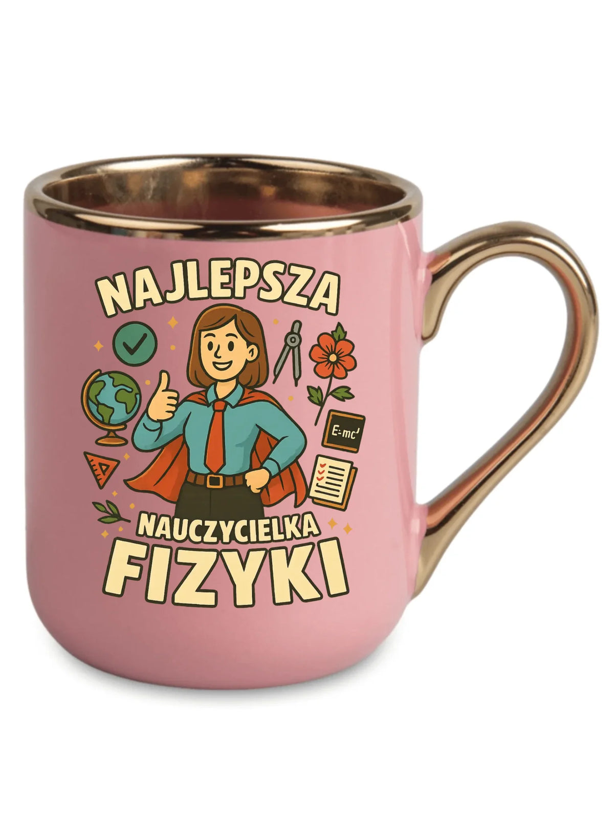 Najlepsza nauczycielka fizyki | Kubek elegant na prezent N23