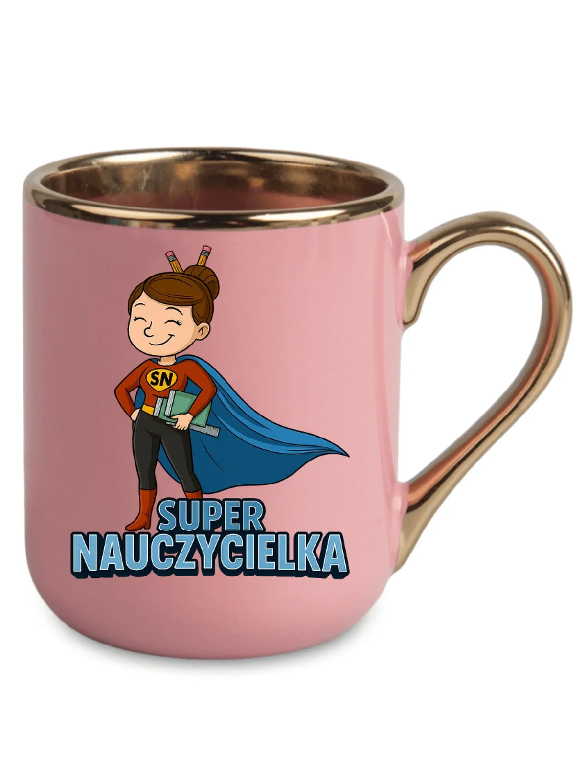 Super Nauczycielka | Kubek elegant dla nauczycielki na prezent N08