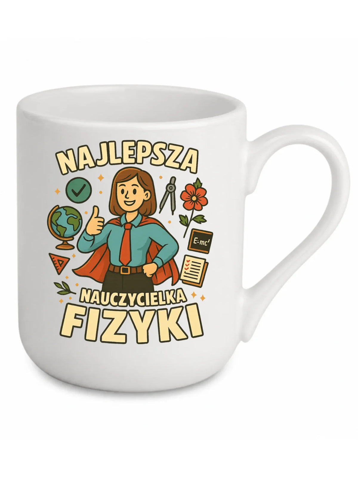 Najlepsza nauczycielka fizyki | Kubek elegant na prezent N23