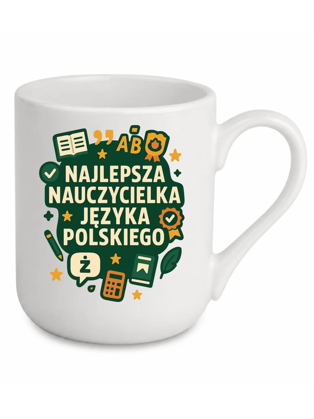 Najlepsza nauczycielka języka polskiego | Kubek elegant na prezent N75