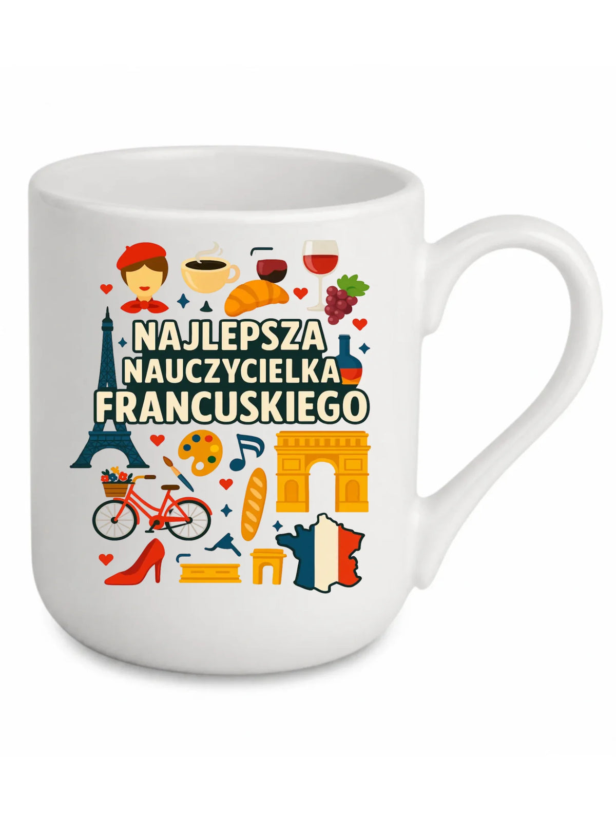 Nauczycielka języka francuskiego | Kubek elegant na prezent N58