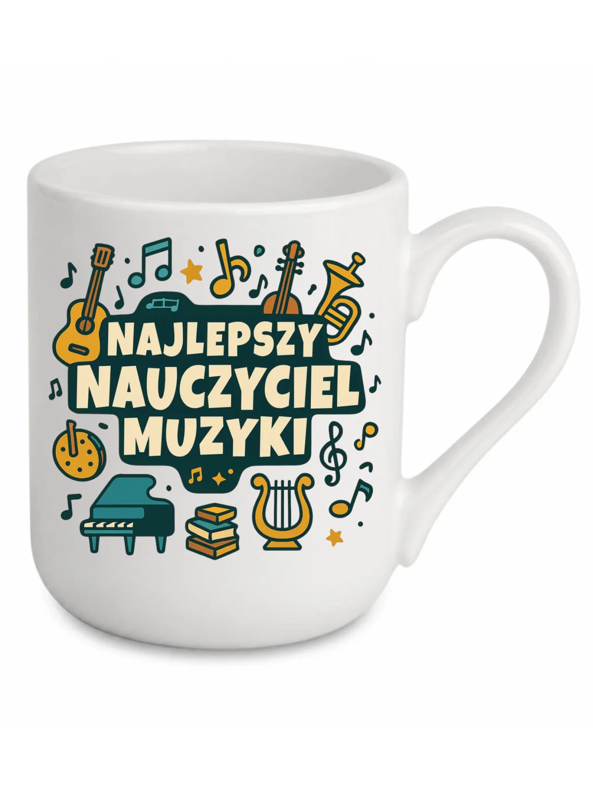 Najlepszy nauczyciel muzyki | Kubek elegant prezent dla nauczyciela N52