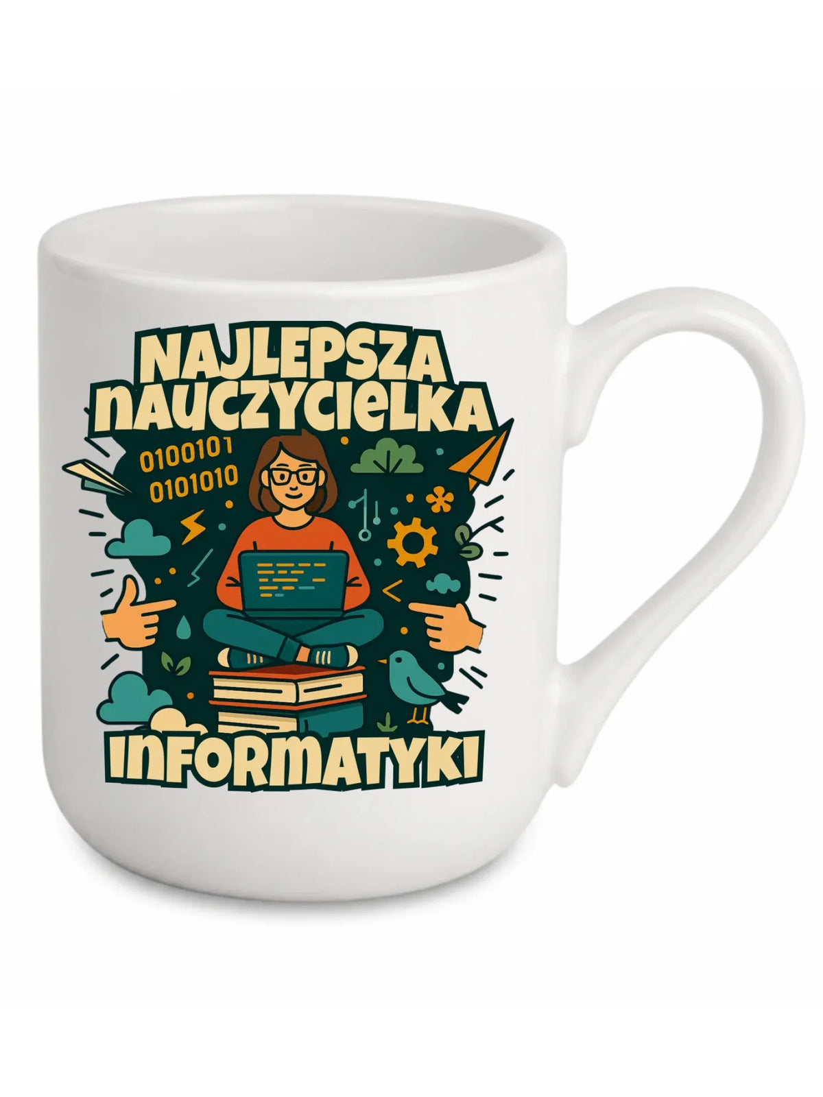 Najlepsza nauczycielka informatyki | Kubek elegant na prezent N51