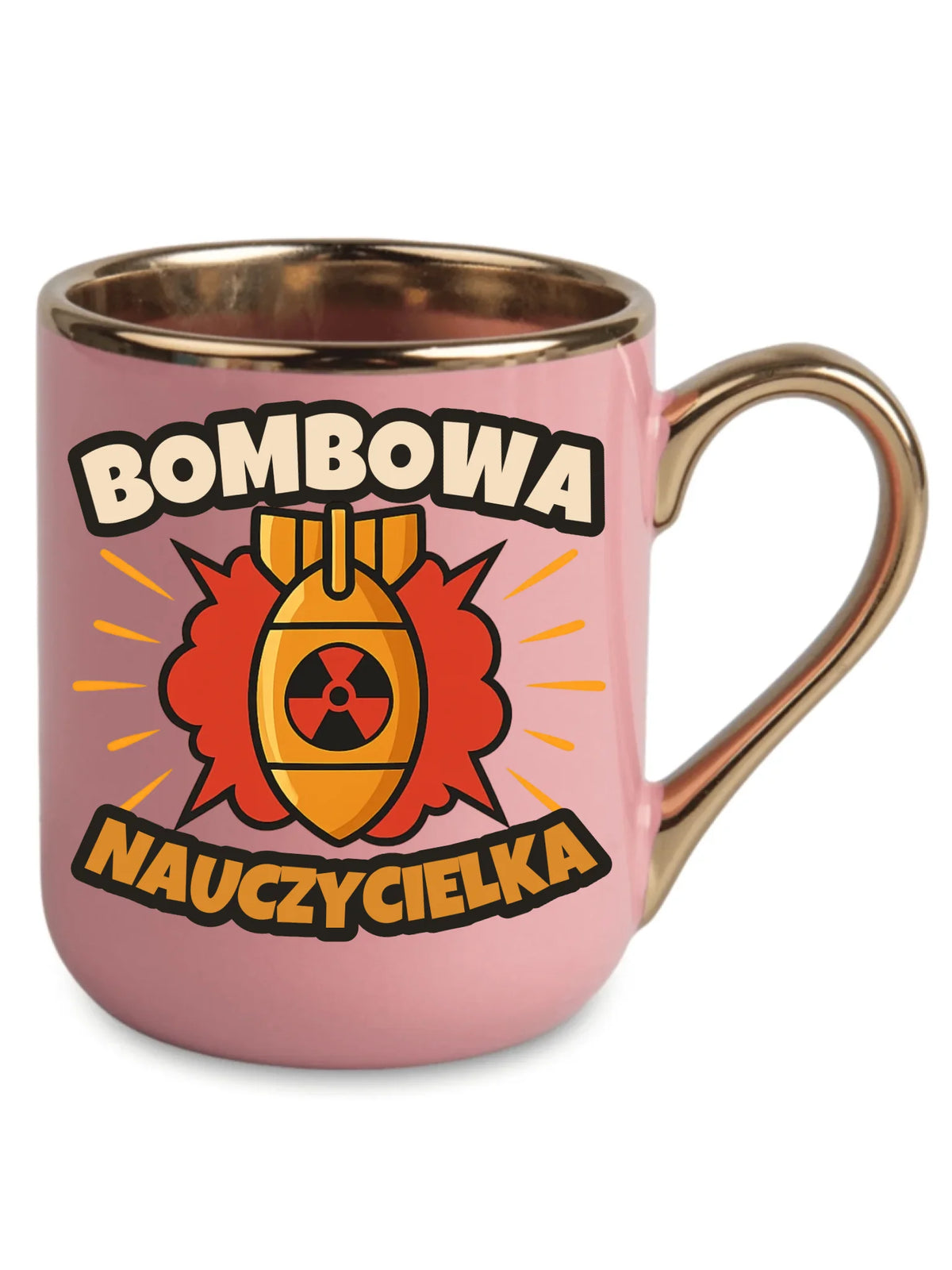 Bombowa nauczycielka | Kubek elegant prezent dla nauczycielki N34