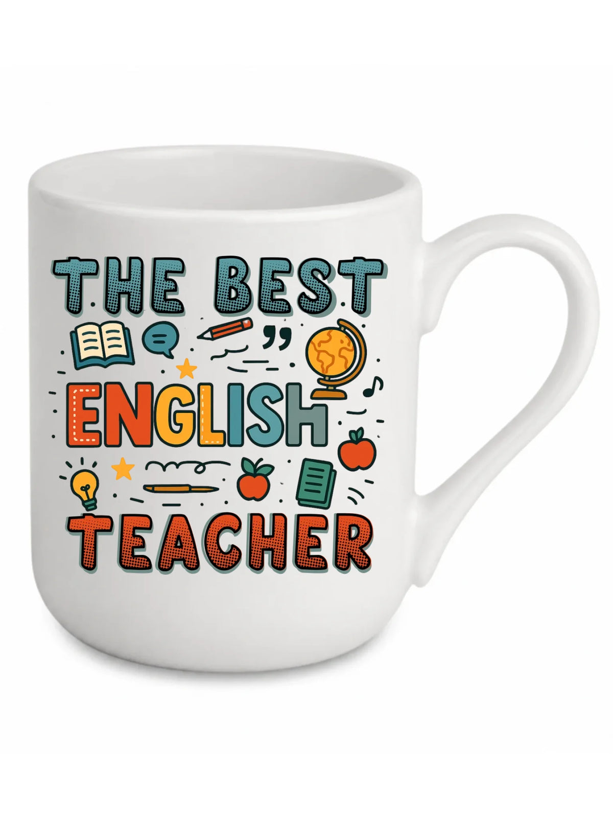 The best english teacher | Kubek elegant dla nauczyciela angielskiego N53