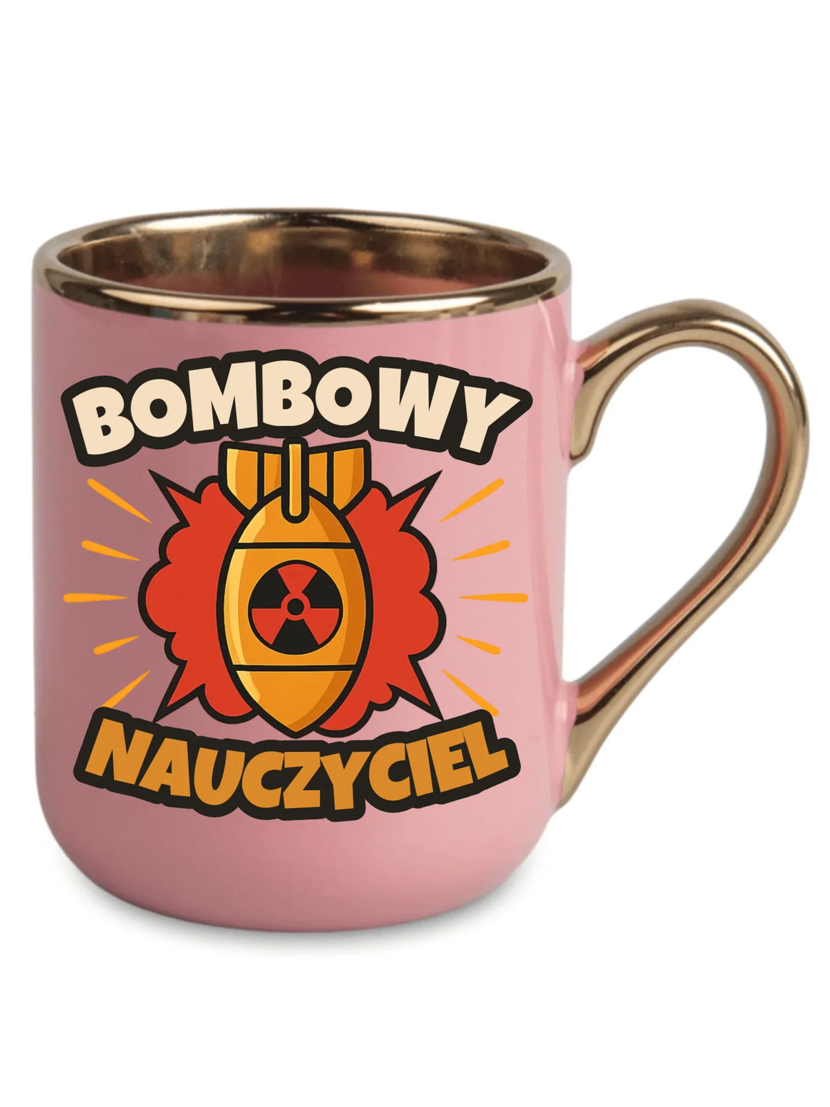 Bombowy nauczyciel | Kubek elegant prezent dla nauczyciela N36
