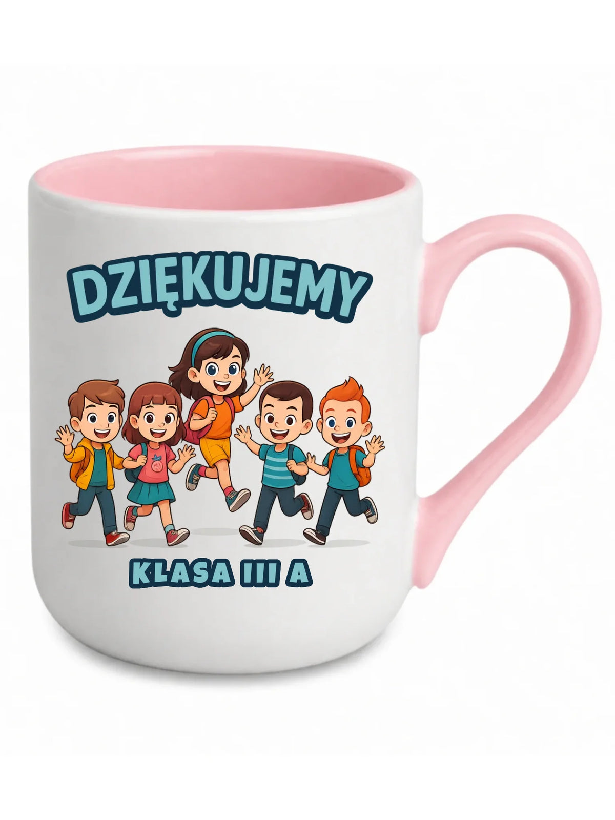 Podziękowanie od klasy dla nauczyciela | Kubek elegant prezent Zakończenie Roku Szkolnego N11