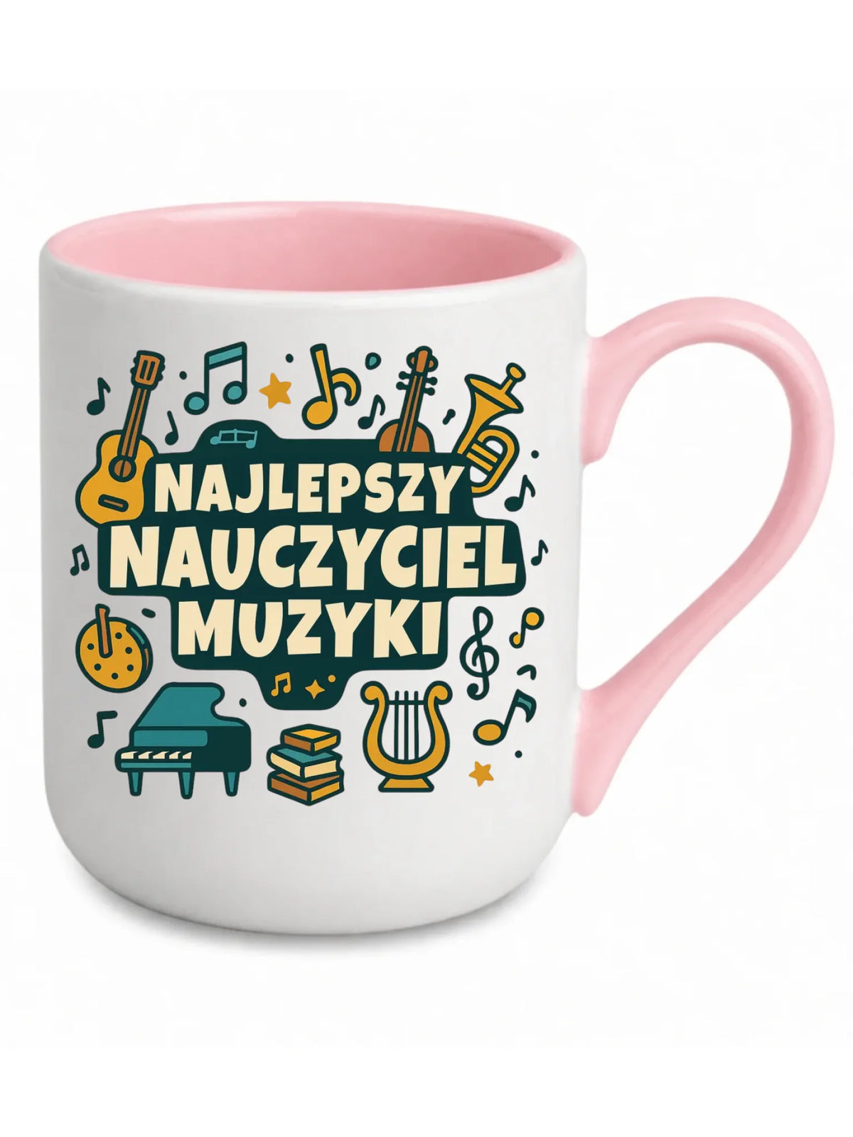 Najlepszy nauczyciel muzyki | Kubek elegant prezent dla nauczyciela N52
