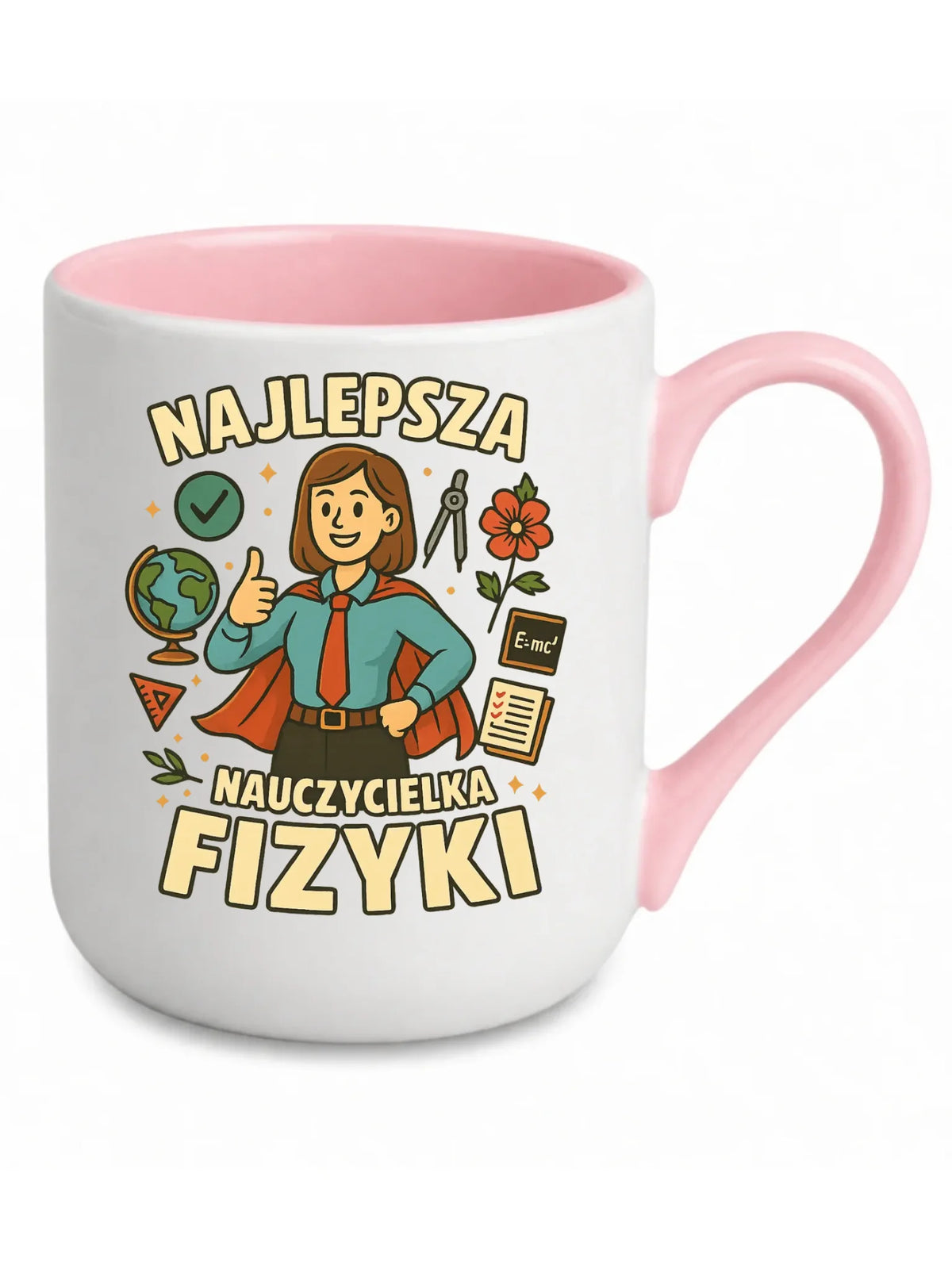 Najlepsza nauczycielka fizyki | Kubek elegant na prezent N23